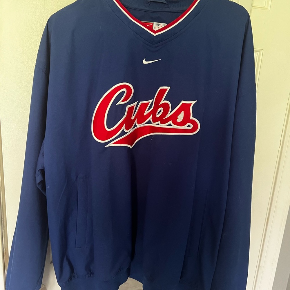 Nike Blue and Red Lightweight Shirt Jacket